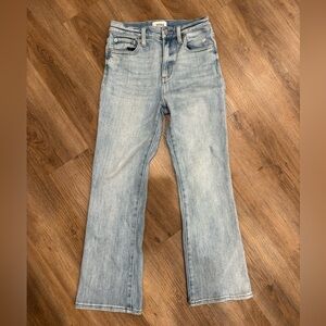 Pistola Crop Flare Denim